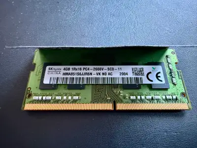 SK hynix 1 x 4GB DDR4 2666MHz Latptop RAM, View more