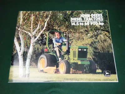 John Deere 650, 750, 850, 950, 1050, 1250, 1450 Tractor Brochure, View more