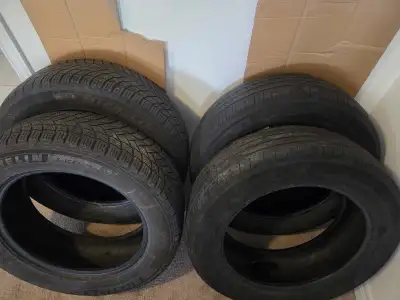 X2 Michelin Allseasons used (Condition fair) X2 Michelin Winter used (Condition good)