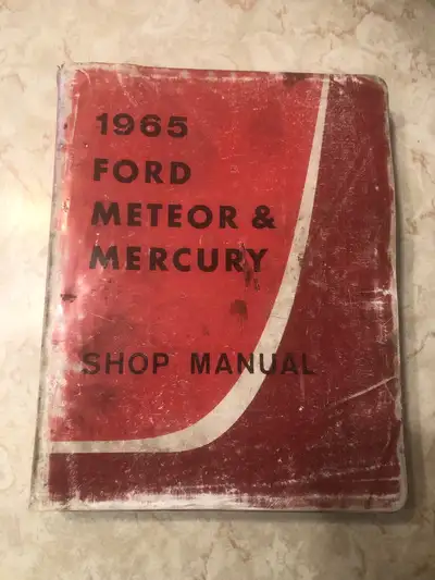 Original manual is 1 3/8 in thick. The cover is starting to come loose. $40 firm