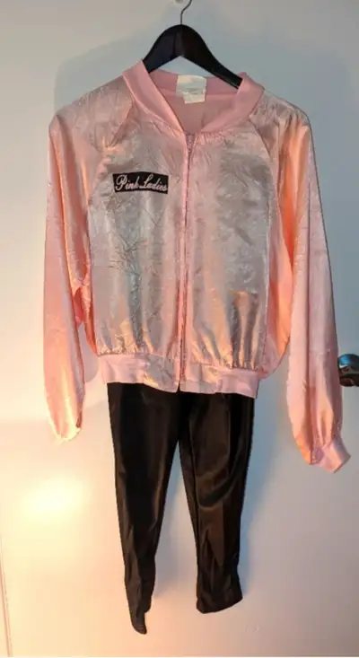 Pink Ladies Halloween Costume (Jacket and Black Pants), View more