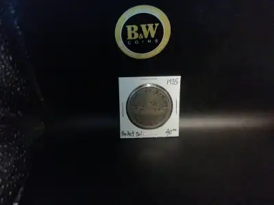 1935 Canada Pocket Dollar $1 Coin, View more