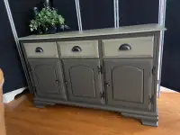 SOLD. Solid wood sideboard by VILAS canada