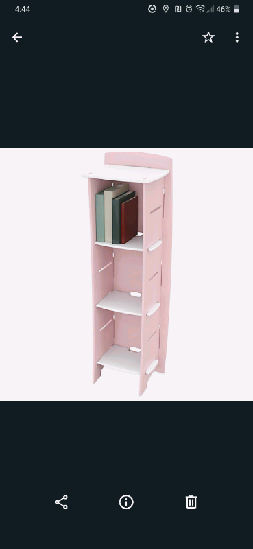 Legare Princess Pink Hardwood Bookshelf, View more