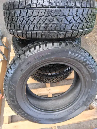 Winter tires. Set of four. 215/65/15