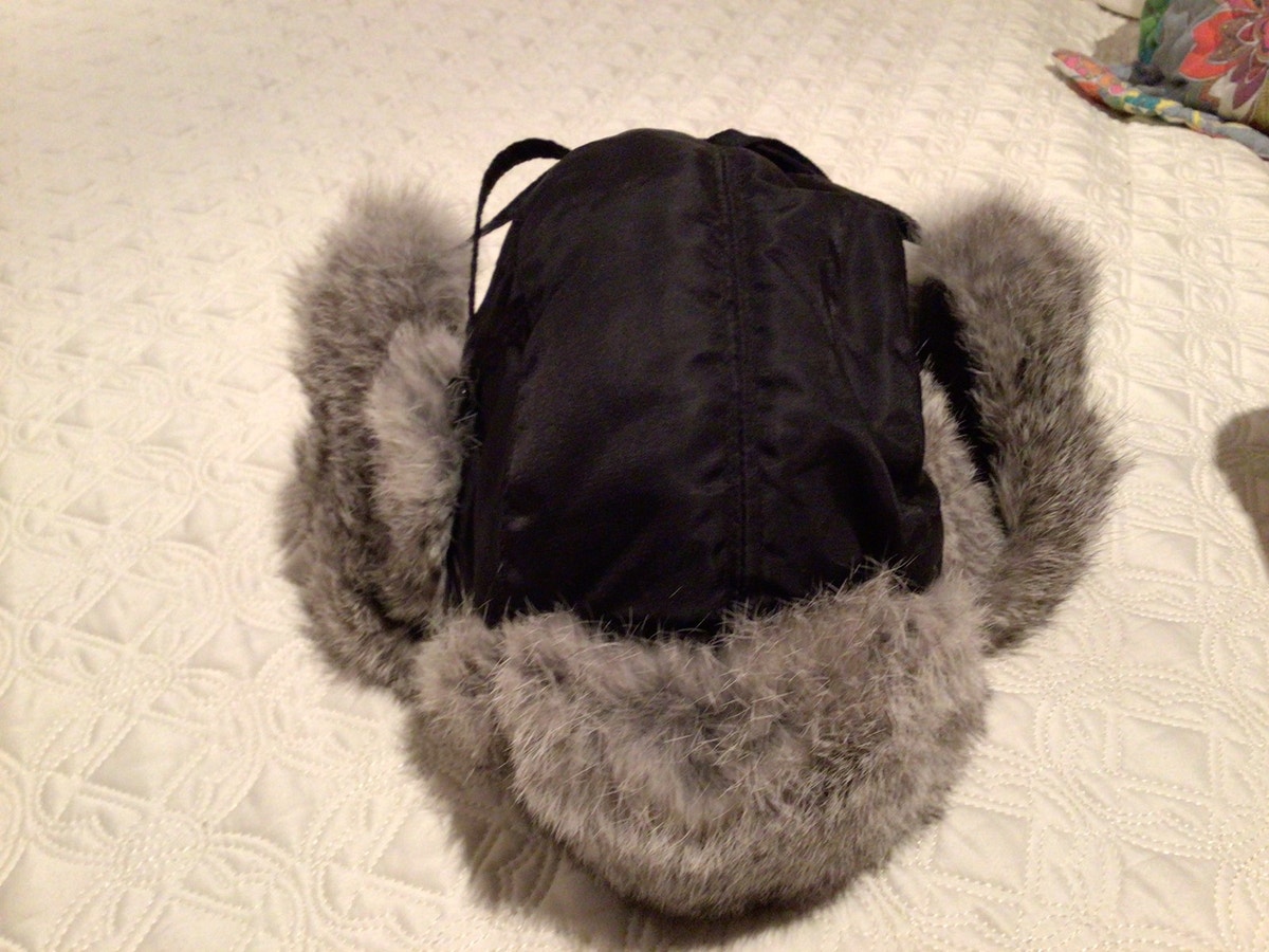 GKS Heatlocker Rabbit fur trapper/aviation hat. Adult small, photo 1