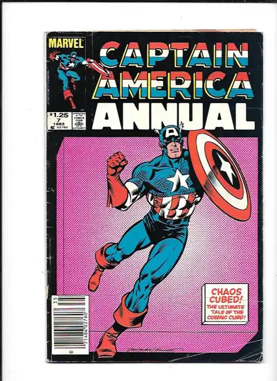 CAPTAIN AMERICA ANNUAL #7 VG 4.0 MARVEL  1983 $2, View more