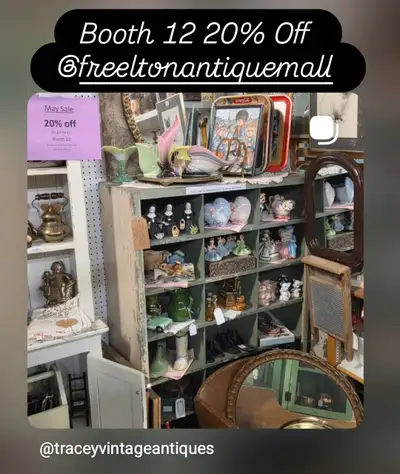 Large Vintage green cabinet /cubby with chippy doors to install, View more