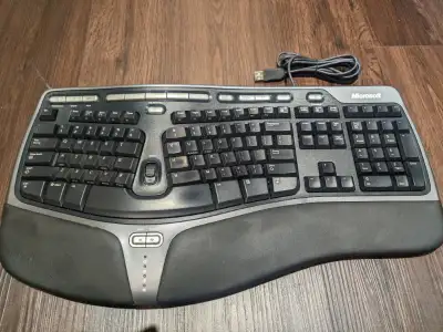Microsoft USB Ergonomic Keyboard, View more