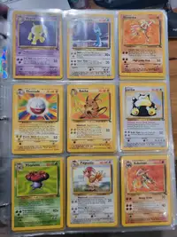 Pokemon Cards! Shadowless, Non-holos, 1st Editions, Starters