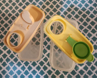 Children's Cereal Pourers/Spice Containers Tupperware