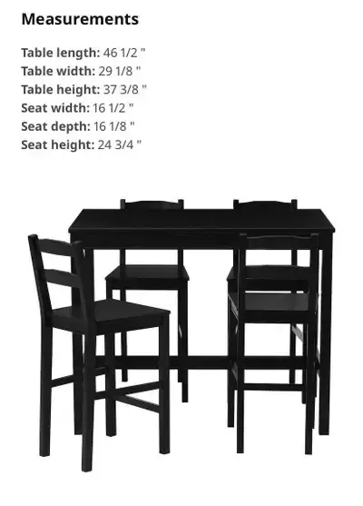 Ikea Jokkmokk kitchen table , View more