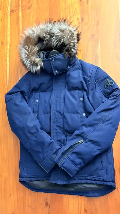 Moose Knuckles Navy Jacket (Large) - AUTHENTIC, View more