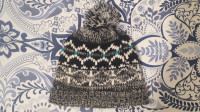 Black And White Winter Hat