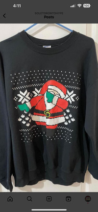 2 chainz dabbin Santa Claus pullover size: L $40