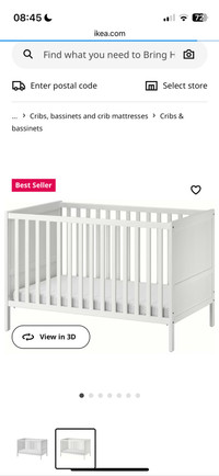 IKEA Sundvik crib