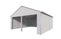Durable 21ft x 19ft Double Garage Shed