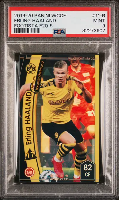 2019 Panini WCCF ERLING HAALAND Rookie Footista PSA9 MINT, View more