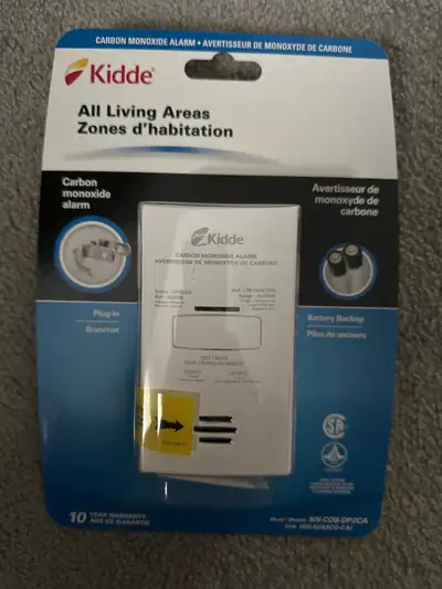 Brand New - kiddie Carbon Monoxide Alarm - Plug in, View more