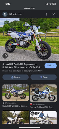 Looking for a frame with title for a DRZ 400SM