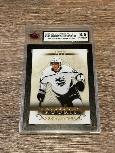 Quintin Byfield Rookie Card KSA Graded 8.5, View more