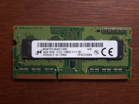 1GB DDR2, 2GB DDR3, 4GB DDR3 memory modules