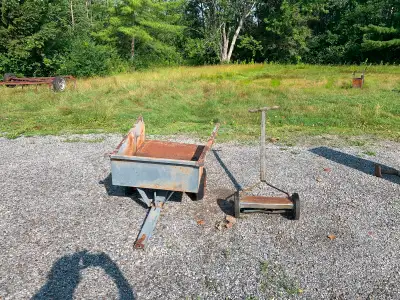 Push mower and trailer $75 OBO., View more