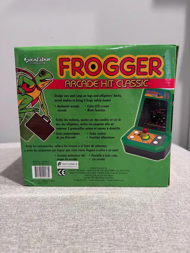 Frogger Mini Table Top Arcade Game in Toys & Games in Oakville / Halton Region - Image 3