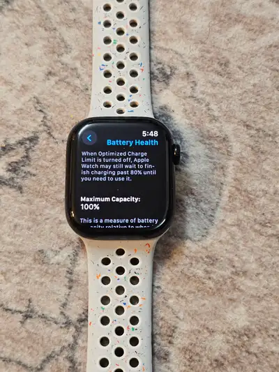Apple Watch Series 10 64GB 42mm - 100% Battery Health, View more