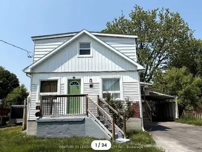 2+1 bedroom and 2-bathroom unfurnished home in central Oshawa