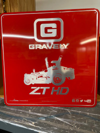 Metal Gravely Sign