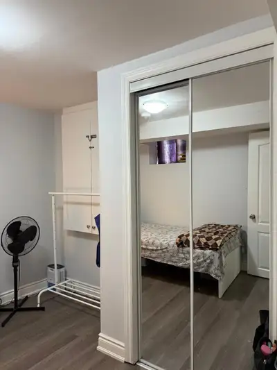 !!AVAILABLE!! One bedroom available in a two bedroom basement. Looking for girl! Single girl ($750)...