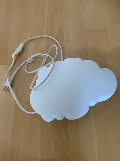 Ikea wall lamp, cloud white, View more
