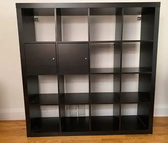 Ikea Kallax Shelf with two Doors & one Lekman Box - delivery in Bookcases & Shelving Units in Markham / York Region