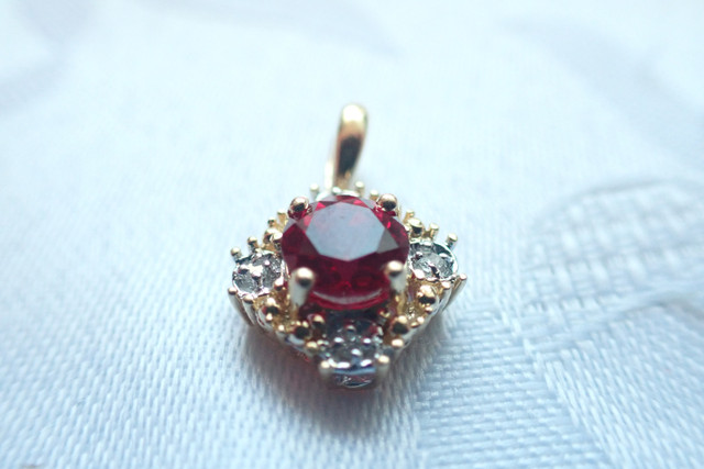 FOR SALE - Ruby pendent in Jewellery & Watches in Peterborough - Image 3