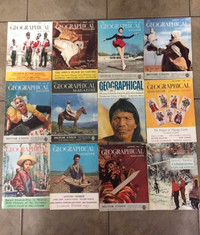 Vintage Geographical Magazines 1949-1967