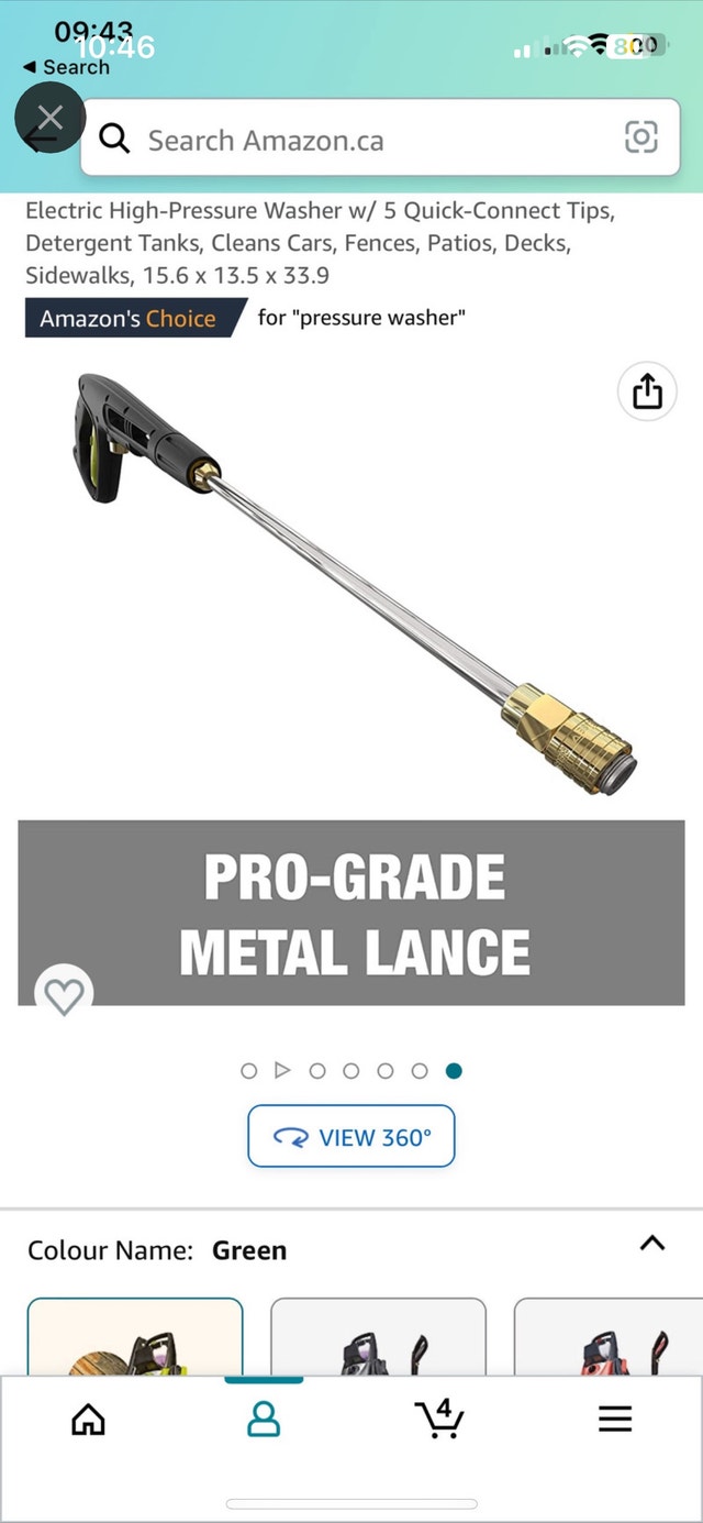 Electric highpressure washer Washers & Dryers Markham / York