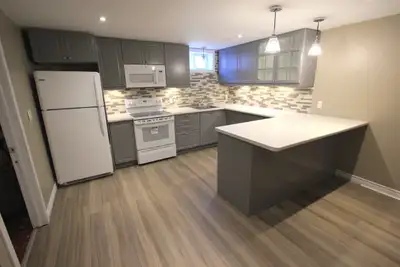 All inclusive 2 bedroom basement apartment includes: heat/water/hydro parking (1) separate entrance...