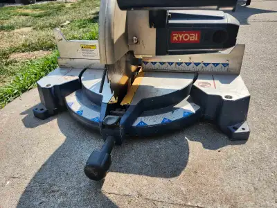 Hey there, my name is Josh and I am looking to sell an excellent condition 12 inch Ryobi Mitre Saw....