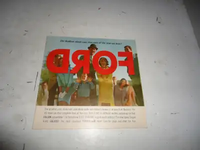 1963 Ford Sales Brochure. Very good Condition. See Pictures. 16 Pages. Falcon, Fairlane, Galaxie, an...