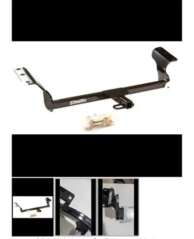 This Draw-Tite 24812 trailer hitch is in like-new condition, ready to enhance your vehicle's towing...