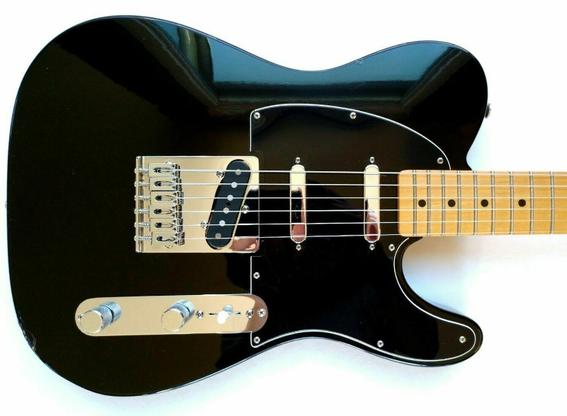 Used, Fender Telecaster Deluxe Blackout SSS FSR/Limited Edition! for sale  