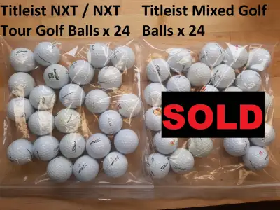 Used Golf Balls – See Description, View more