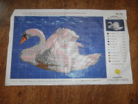 Swan Latch Hooking Rug Kit