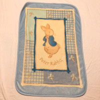 Crown Crafts Beatrix Potter Peter Rabbit Luxury Plush Fleece