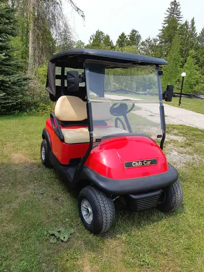 *Price Drop* Gas powered 2015 Precedent Club Car in immaculate condition. Subaru engine, fuel inject...