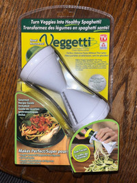 Veggetti - vegetable spiraliser / slicer. Brand new sealed pack