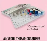 40 spool sewing thread storage box / boite pour fils couture