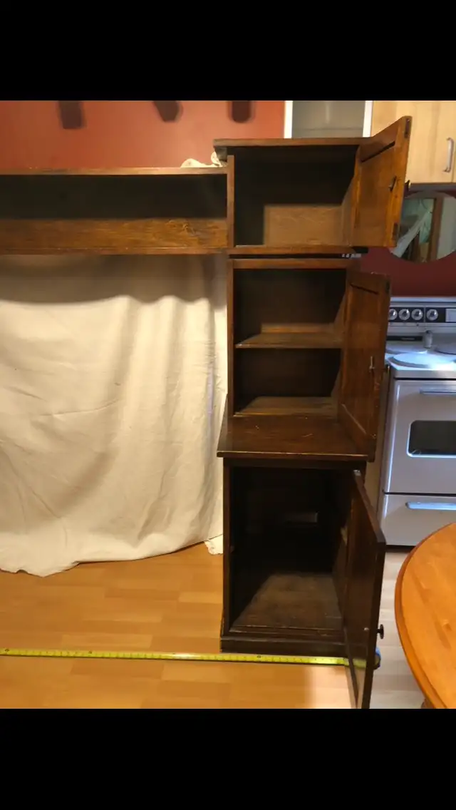 Tête de lit double avec rangement intégré en bois massif in Beds & Mattresses in City of Montréal - Image 6