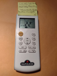 Télécommande MRCOOL NAPOLEON RG57A6/BGEFU1 A/C remote control